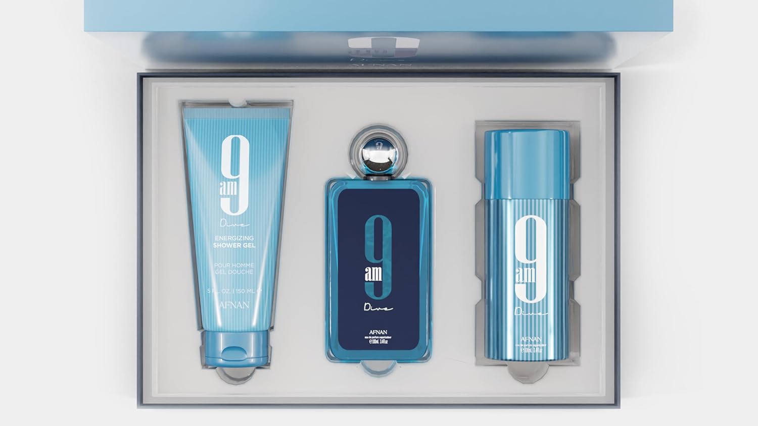 Gift/Set Afnan 9Am Dive U 3 Pcs. 3.4 Men