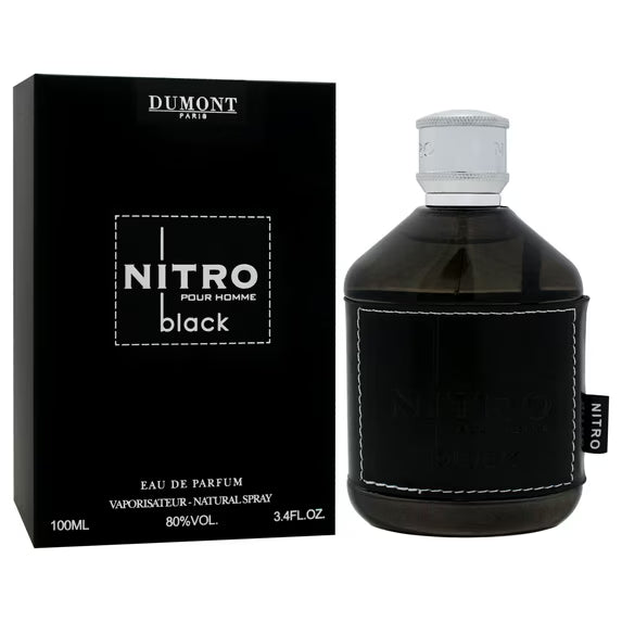 Dumont Nitro Black by Dumont Paris Eau De Parfum Spray 3.4 oz for Men