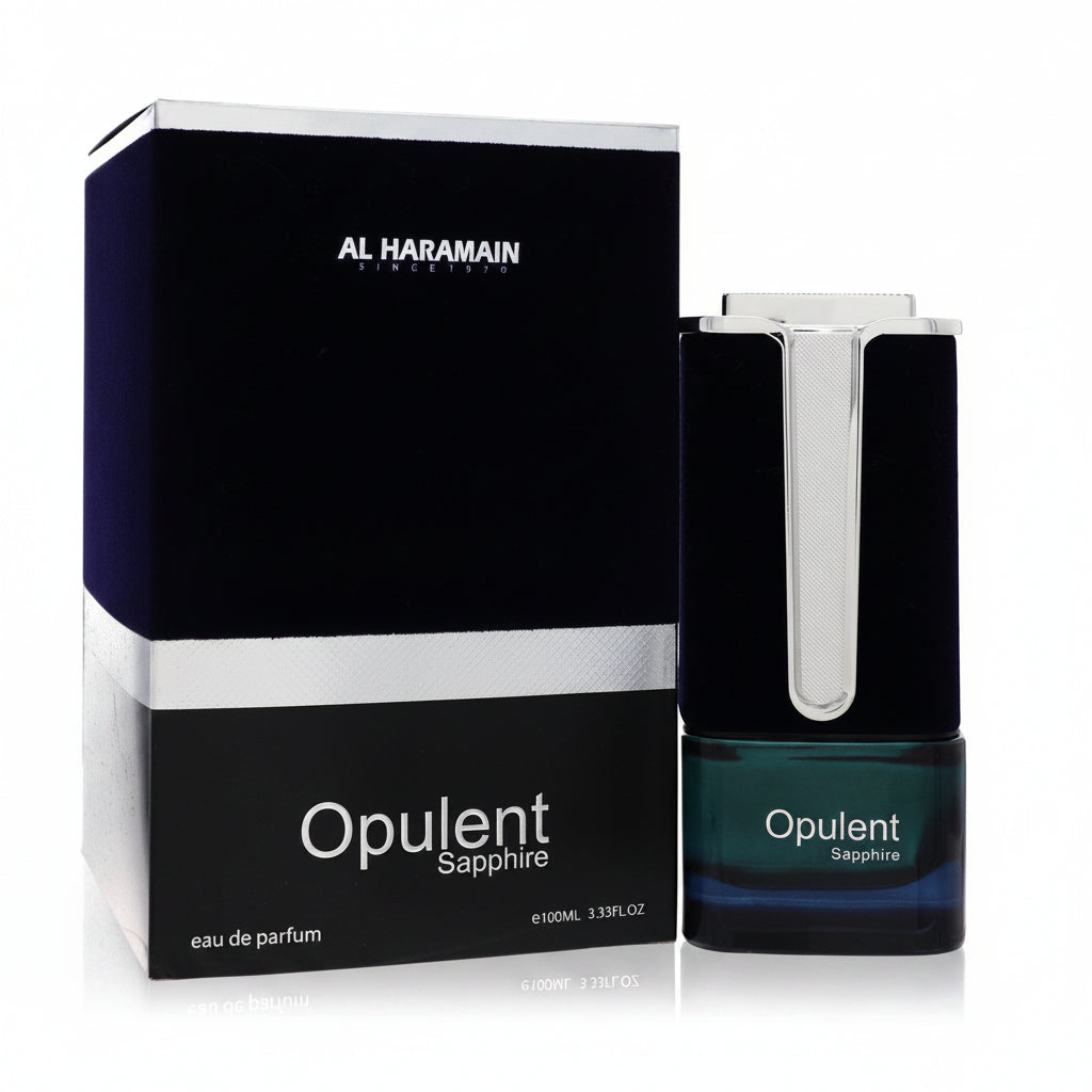 Al Haramain Opulent Sapphire by Al Haramain Eau De Parfum Spray (Unisex) 3.3 oz for Women