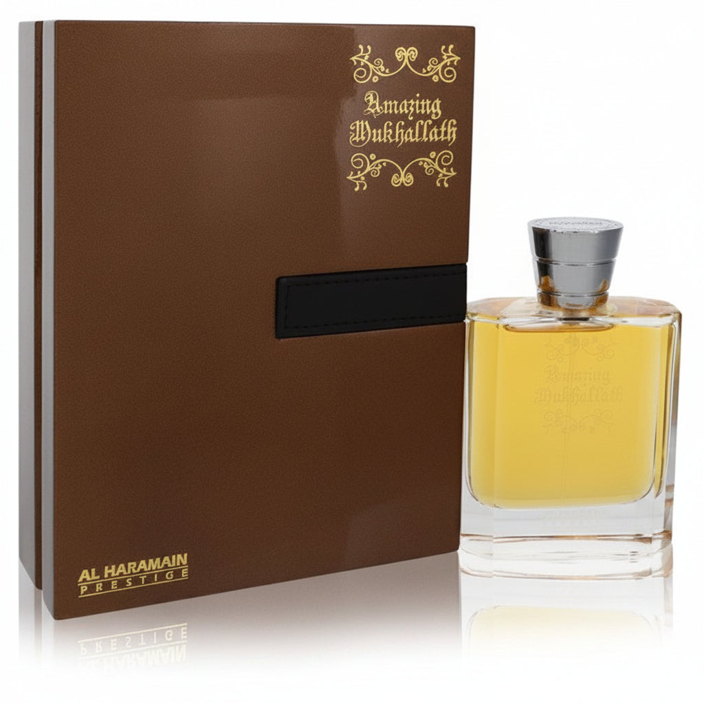 Al Haramain Amazing Mukhallath by Al Haramain Eau De Parfum Spray (Unisex) 3.4 oz for Men