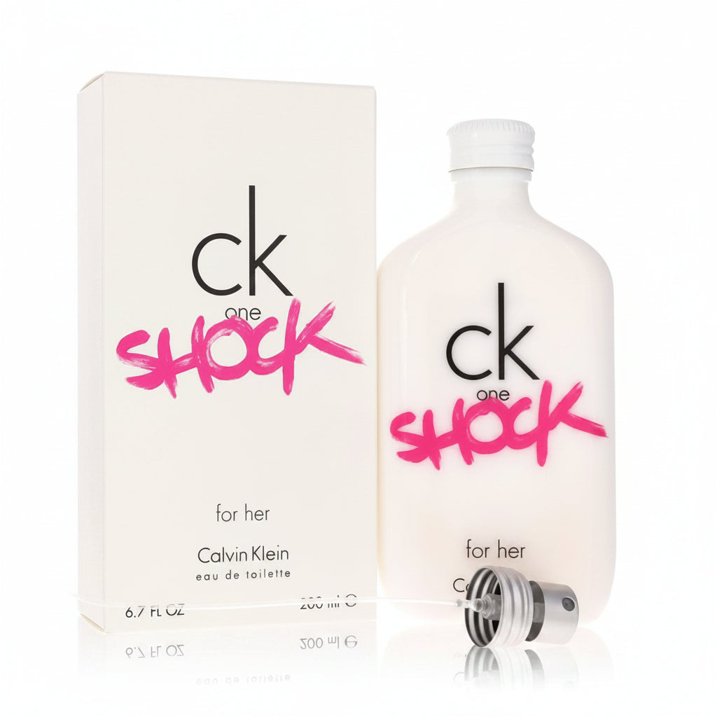 CK One Shock by Calvin Klein Eau De Toilette Spray 6.7 oz for Women