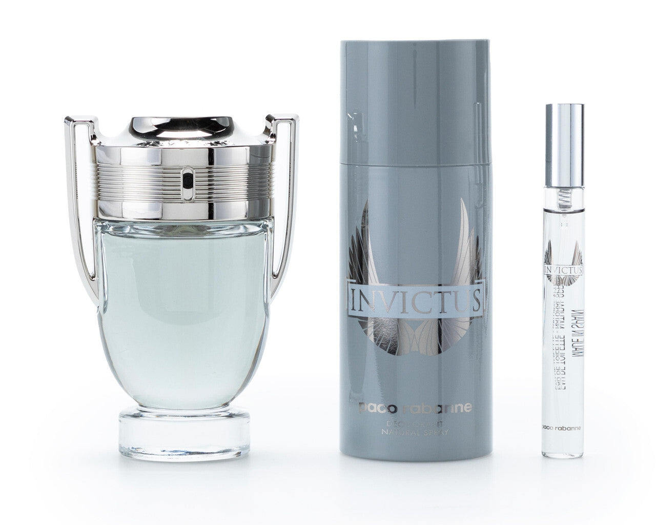 Paco Rabanne Invictus Gift Set – 3 Pcs