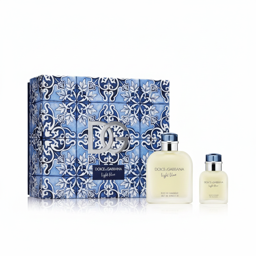 Gift/Set Light Blue 2 Pcs. 4.2 Fl Perfume By Dolce & Gabbana For Men