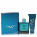 Versace Eros by Versace Gift Set -- 3.4 oz Eau De Toilette Spray + 3.4 oz Shower Gel for Men