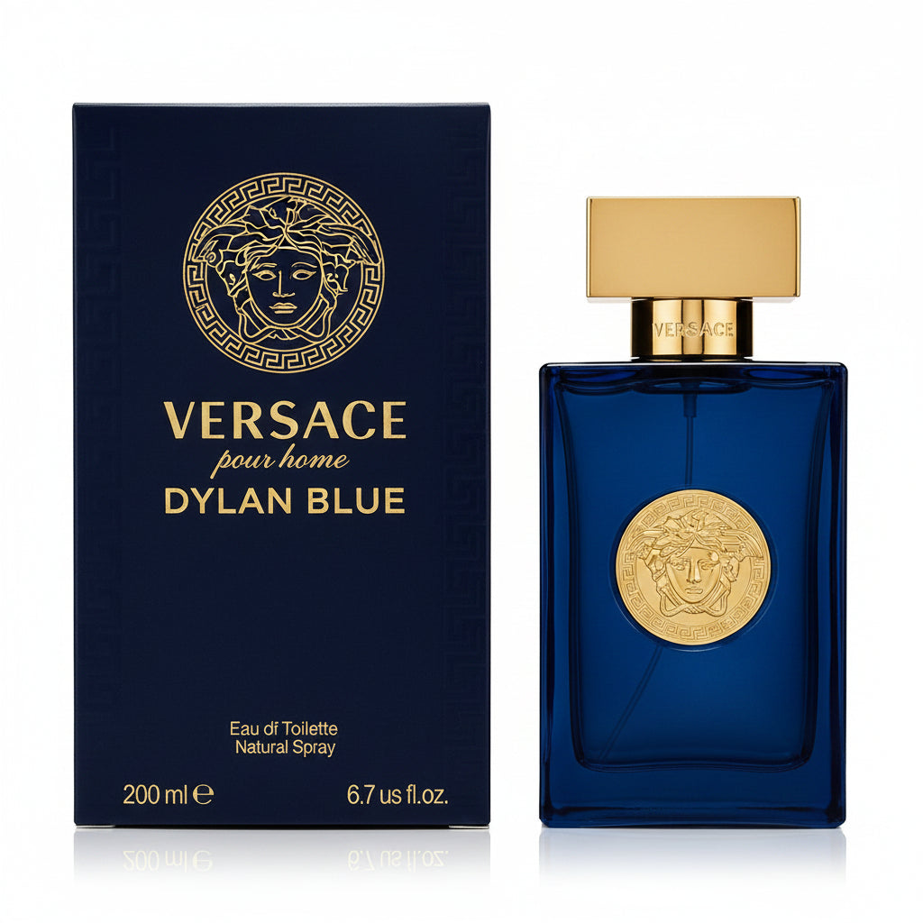 Versace Pour Homme Dylan Blue by Versace Eau De Toilette Spray 6.7 oz for Men