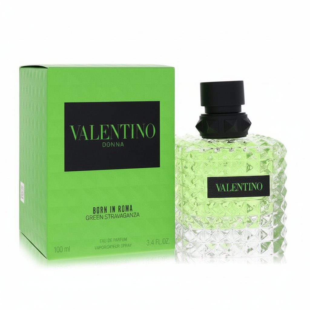 Valentino Donna Born in Roma Green Stravaganza by Valentino Eau De Parfum Spray 3.4 oz for Women
