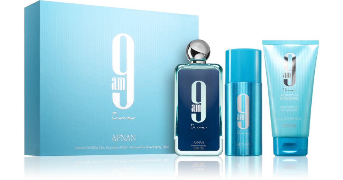 Gift/Set Afnan 9Am Dive U 3 Pcs. 3.4 Men
