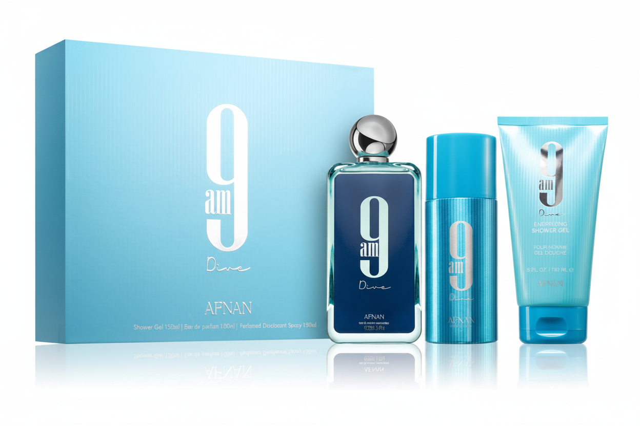 Gift/Set Afnan 9Am Dive U 3 Pcs. 3.4 Men