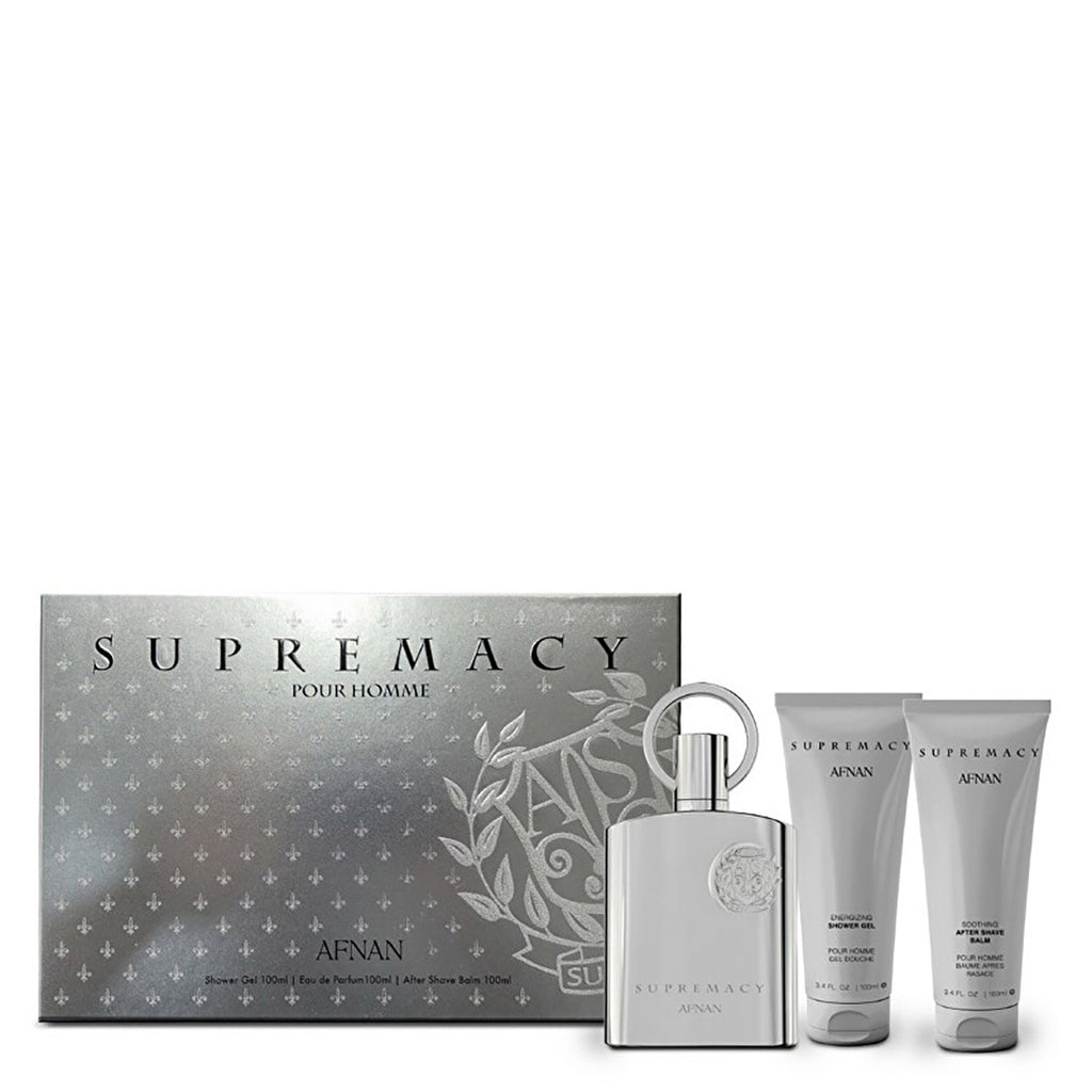 Gift/Set Supremacy Silver 100ml Men By Afnan