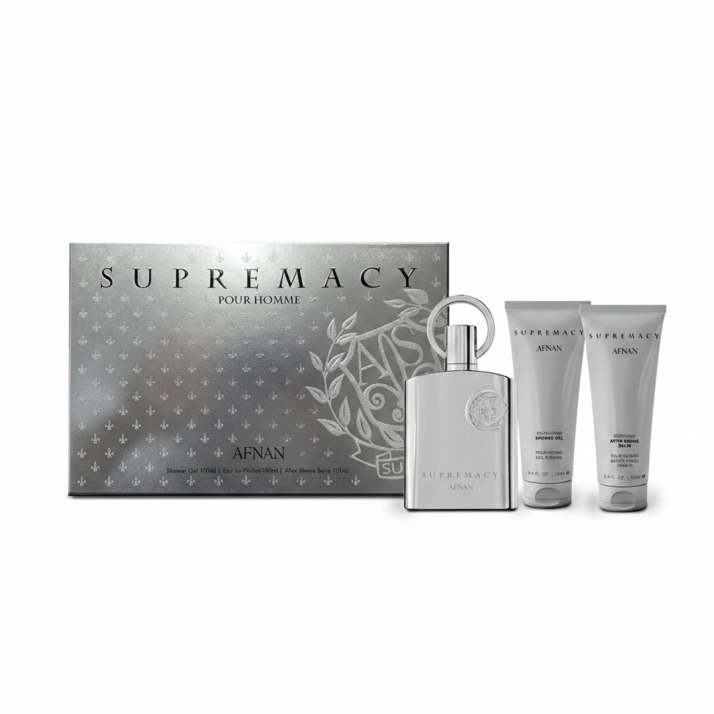 Gift/Set Supremacy Silver 100ml Men By Afnan