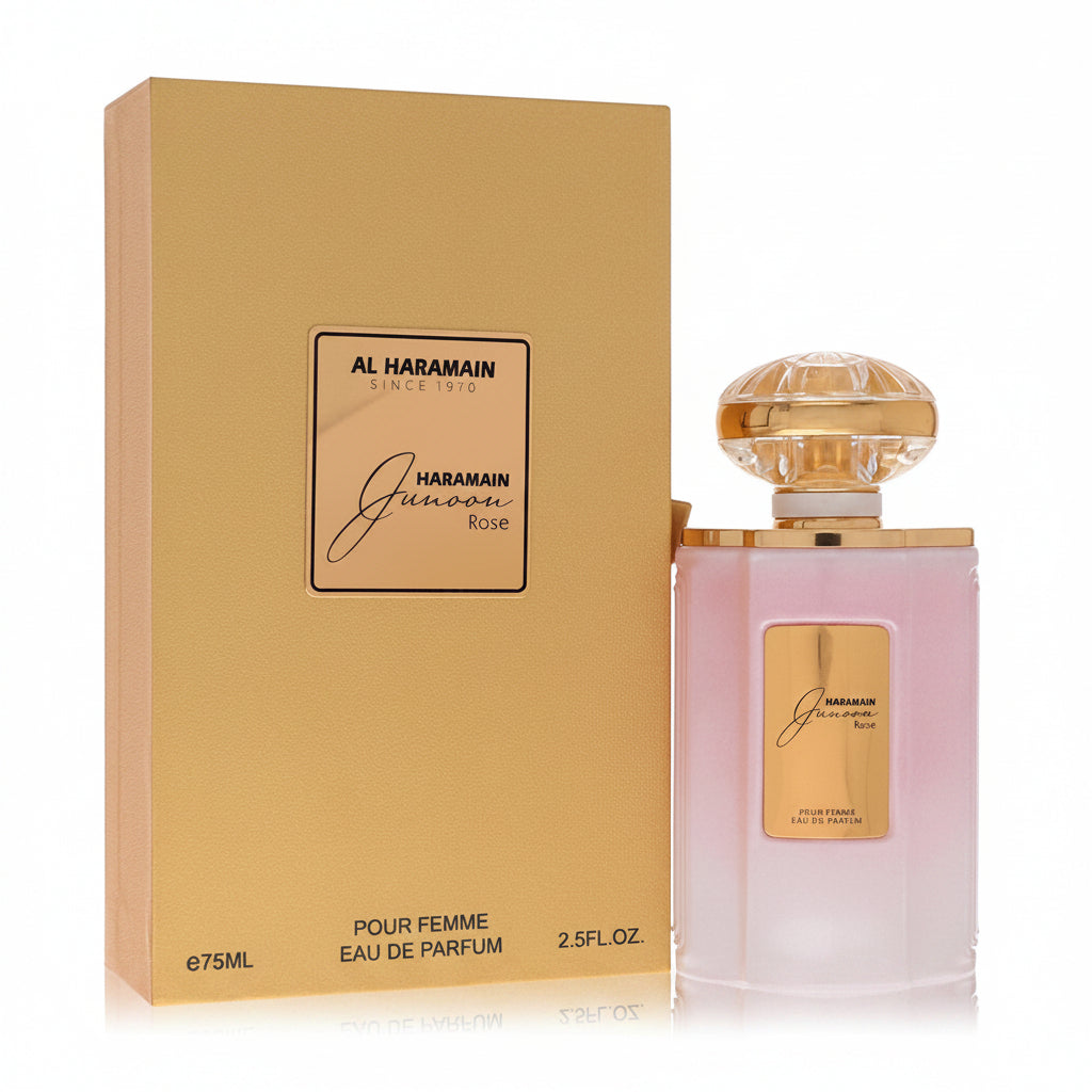 Al Haramain Junoon Rose by Al Haramain Eau De Parfum, Spray 2.5 oz for Women