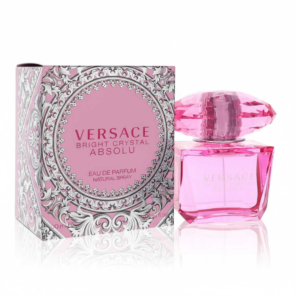 Bright Crystal Absolu by Versace Eau De Parfum Spray 3 oz for Women