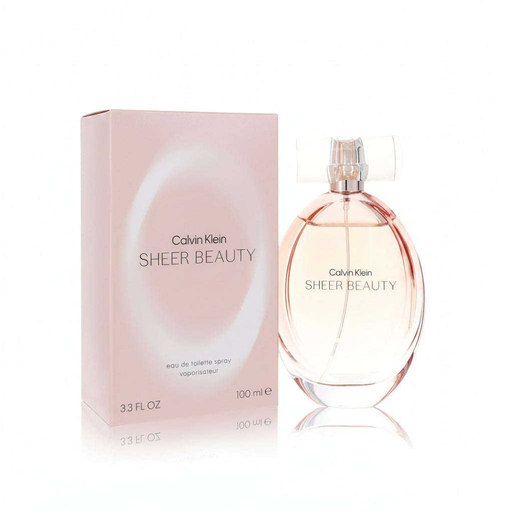 Sheer Beauty by Calvin Klein Eau De Toilette Spray 3.4 oz for Women