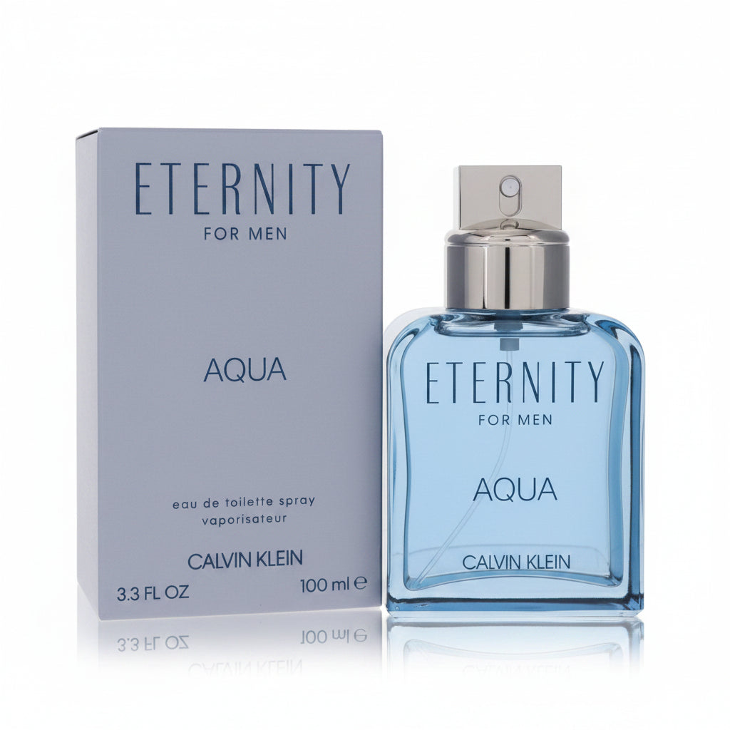 Eternity Aqua by Calvin Klein Eau De Toilette Spray 3.4 oz for Men